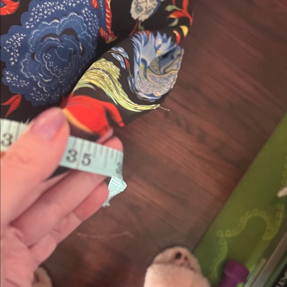 Alice + Olivia Black Mini Dress with Blue, Red & Green Floral Print size 2 - Picture 13 of 13